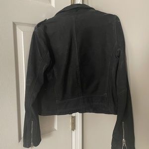 Lucky brand suede leather jacket
